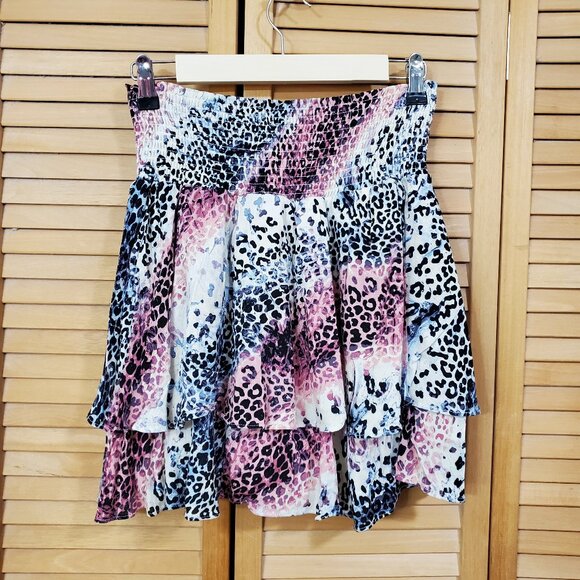 Jessica Simpson Veronica Smocked Skort L - Picture 6 of 8